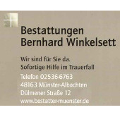 Bestattungen Bernhard Winkelsett